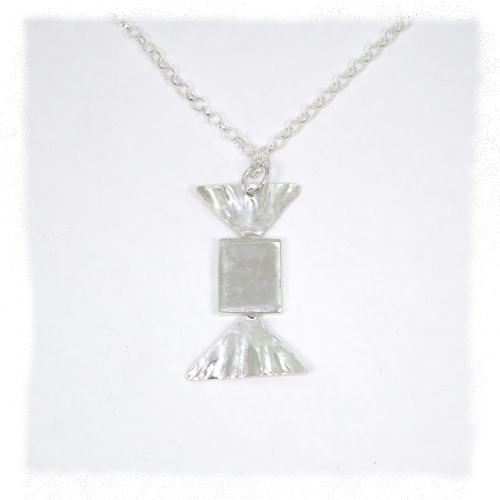 Silver wrapped sweet sweetie pendant